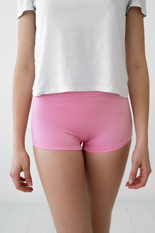 Lesklý Plameňák Spandex Šortky